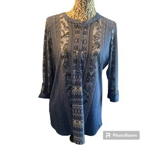 Blue Bohemian Tunic -M